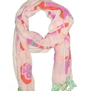 Kate Spade Pink and Orange Floral Scarf
